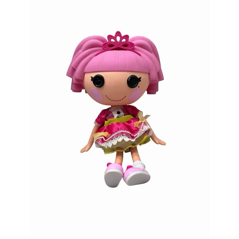 LALALOOPSY JEWEL SPARKLES DOLL COMPLETE OUTFIT Pink Dress Shoes Full Size 12"